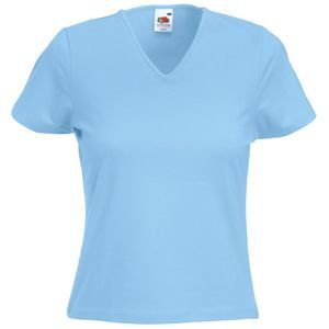 Футболка женская LADY FIT V-NECK T 210 под нанесение