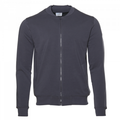 Толстовка унисекс STAN на молнии футер без начёса 245, 65N, Тёмно-серый,  (100/1)  (48/M)