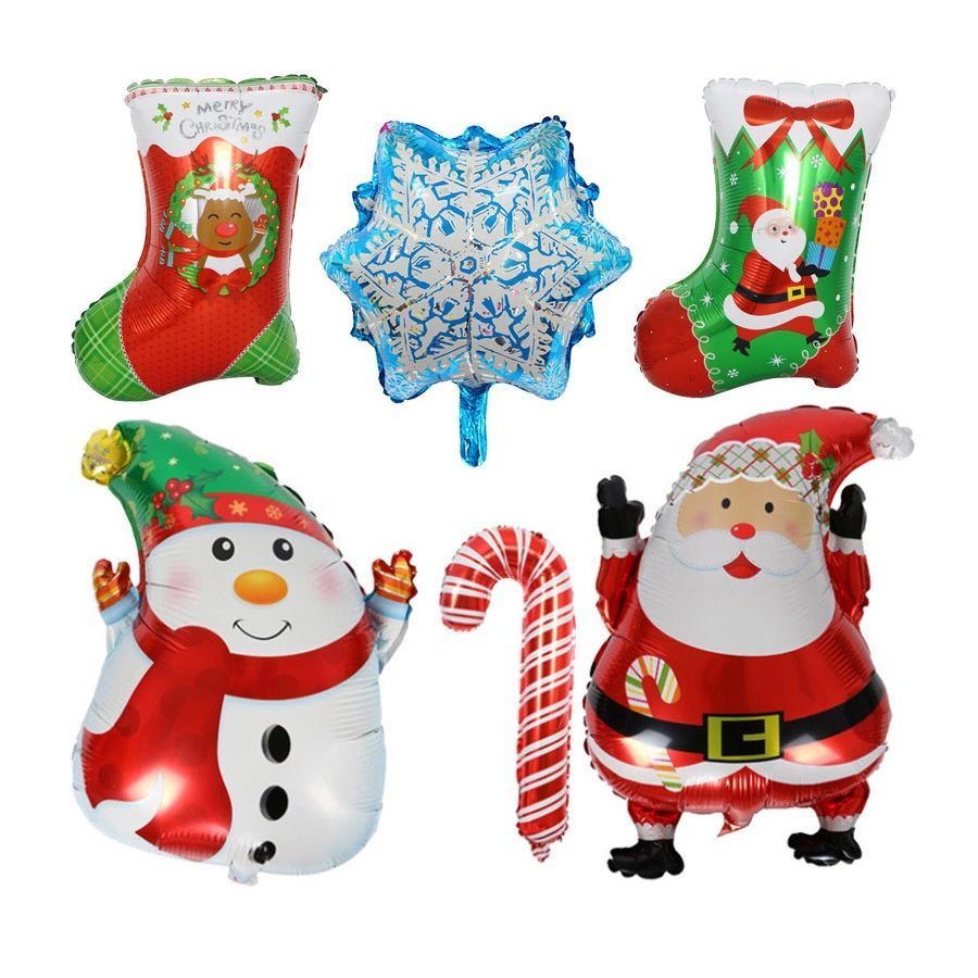 Новогодние самонадувающиеся шарики с индивидуальным дизайном