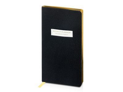 Еженедельник недатированный А6 «Black»