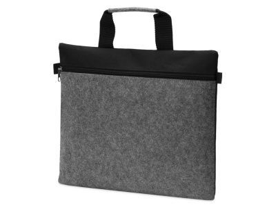Сумка для документов «Felty», цвет: серый, черный