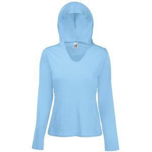 Футболка женская LADY FIT LIGHTWEIGHT HOODED T 135 под нанесение