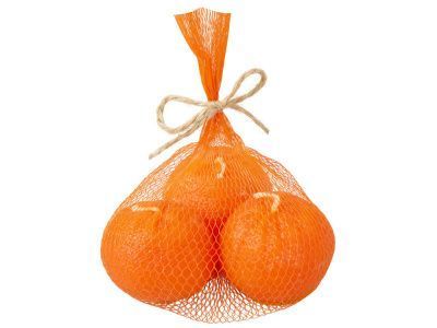 Набор свечей «Мандарины в сетке», без аромата