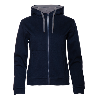 Толстовка женская STAN с капюшоном на молнии сэндвич 320, 19, Тёмно-синий меланж,  (461)  (44/S)