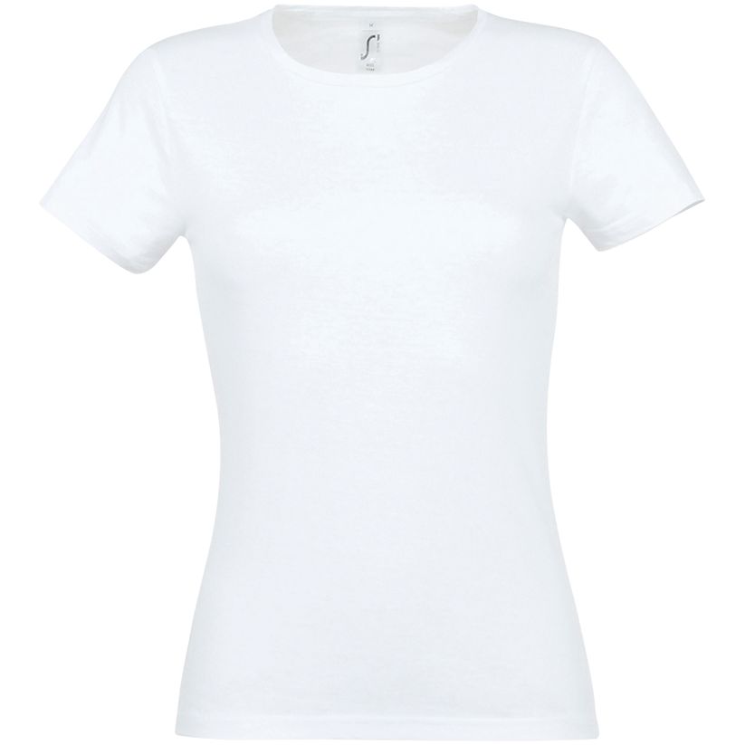 Футболка женская Miss 150, белая под нанесение