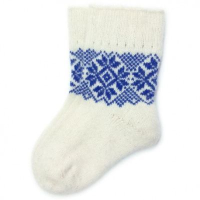 Шерстяные носки с орнаментом, женские, цвета на выбор