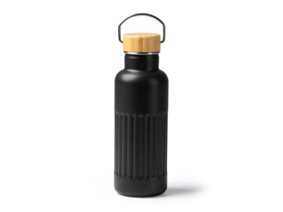 Термобутылка «Нобук» с бамбуковой крышкой, 500 мл