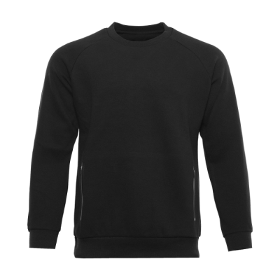 Свитшот унисекс хлопок/эластан 320, И54, Чёрный,  (20)  (44/XS)