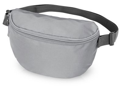 Светоотражающая сумка на пояс «Reflector», цвет: серебристый, серый