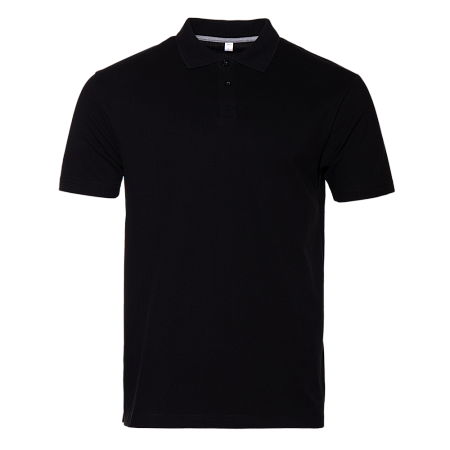 Рубашка поло унисекс STAN хлопок 185, 04U, Чёрный,  (20)  (60-62/5XL)