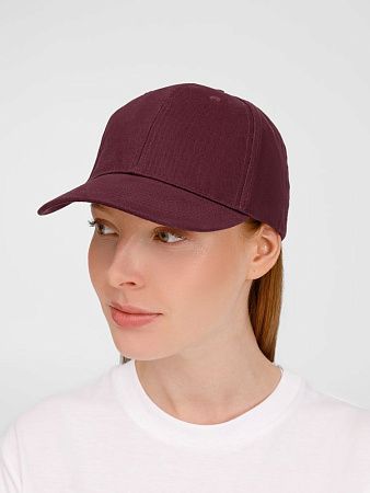 Бейсболка Buffalo, бордовая