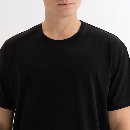 Футболка унисекс Крис (Kris), 150 гр., черная