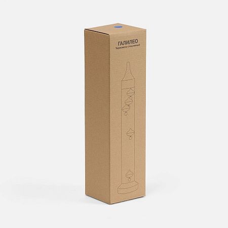 Термометр стеклянный «Галилео», голубой