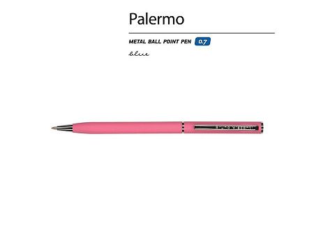 Ручка металлическая шариковая «Palermo», софт-тач