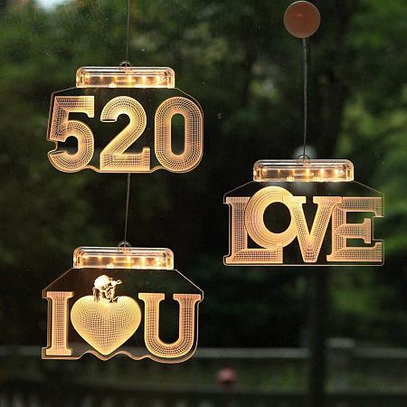 Новогодние украшения со светящимся логотипом