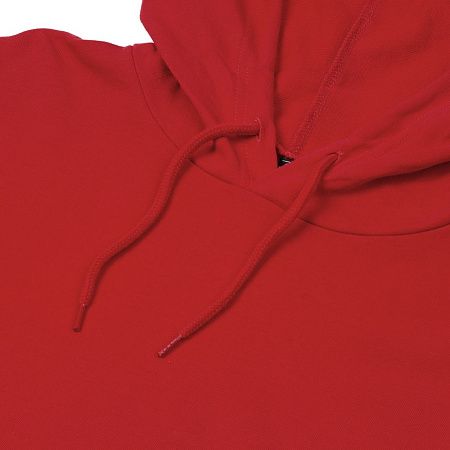 Толстовка с капюшоном унисекс Hoodie, красная, размер XS