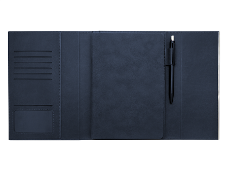 Ежедневник в суперобложке Country Galaxy Nuba A5+ в подарочной коробке, темно-синий, недатированный, в твердой обложке