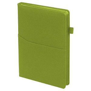 Ежедневник Smart Asti Linen А5, красный, недатированный, в твердой обложке с поролоном