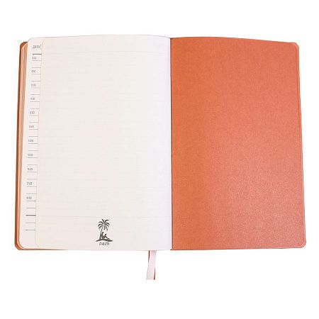 Ежедневник A5 недатированный Gabby в мягком переплёте, оранжевый