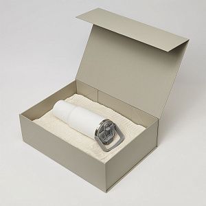 Подарочный набор Монтана (Montana), белый (плед, термокружка)