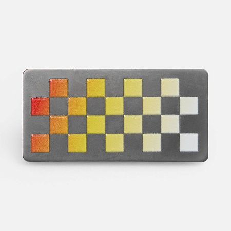 Значок Magnet Matto, серый металлик