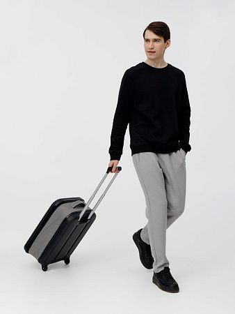 Чемодан Bonfold, черный с серым