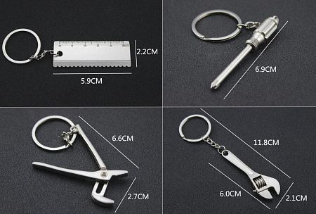 Брелки металлические