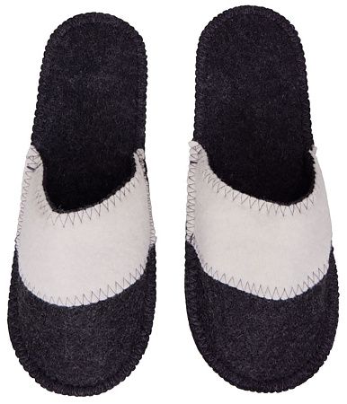 Тапочки двухцветные для бани и сауны «Healing»