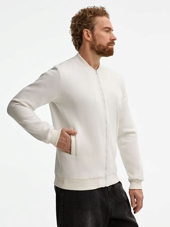 Бомбер унисекс Estado, молочно-белый, размер L