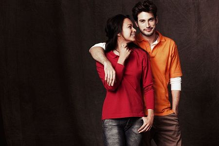 Рубашка поло мужская Surf, оранжевая, размер S