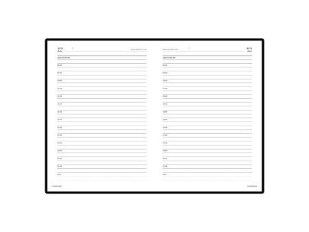 Ежедневник недатированный А6+ «Sidney Nebraska» с золотым срезом