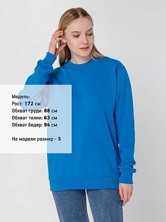 Толстовка Unit Toima Heavy, бирюзовая, размер XS