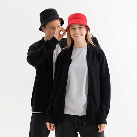 Толстовка на молнии, унисекс Торрес (Torres) черная, размер M