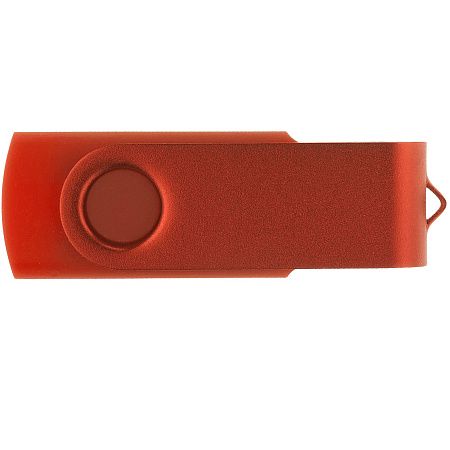 Флеш накопитель USB 2.0 Twister 32GB, пластик Софт Тач/металл, красный/красный