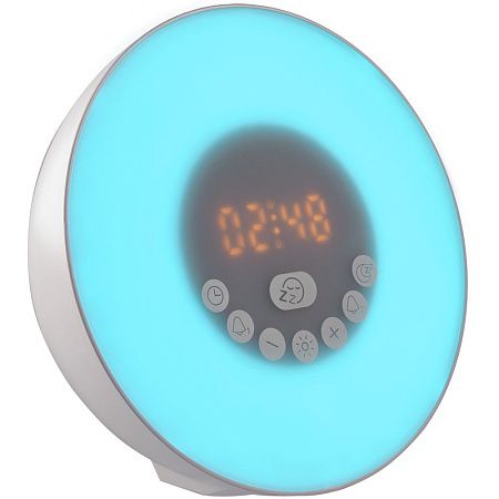 Лампа-колонка dreamTime для пробуждения светом и музыкой, черная