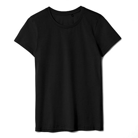 Футболка женская T-bolka Lady, черная, размер XXL