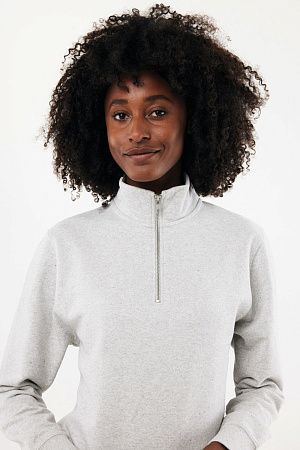 Свитшот на молнии Iqoniq Elgon из переработанного хлопка, 300 г/м²