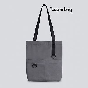 Шоппер Superbag ZIP, с двумя карманами и молнией