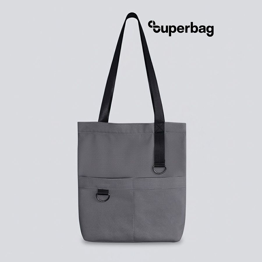 Шоппер Superbag ZIP, с двумя карманами и молнией