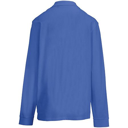 Рубашка поло унисекс с длинным рукавом Pacific LSL, ярко-синяя (royal), размер 4XL