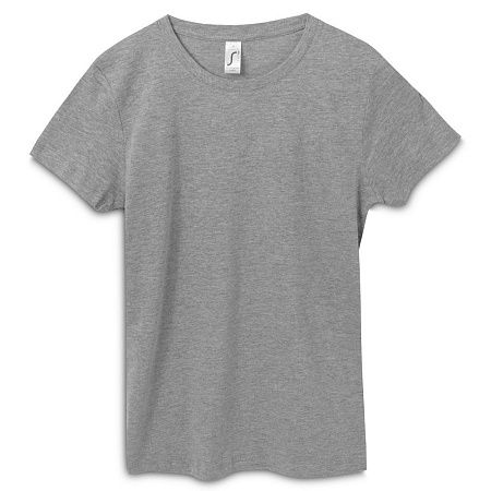 Футболка женская Regent Women, серый меланж, размер S