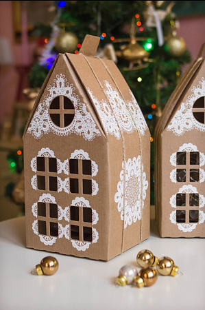 Коробка «Праздничный домик»