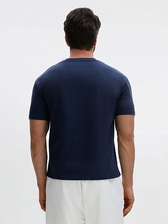 Футболка унисекс Durington, темно-синяя, размер XS/S