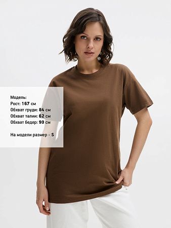Футболка Imperial 190, коричневая, размер S