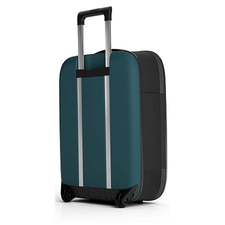 Чемодан складной Rollink Vega II 55x40x20 см, 2 колеса, бирюзовый