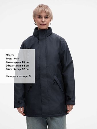 Куртка на стеганой подкладке Robyn, темно-синяя, размер L