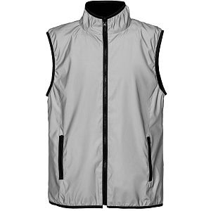 Жилет двусторонний Manifest из светоотражающей ткани, серый, размер XL/2XL