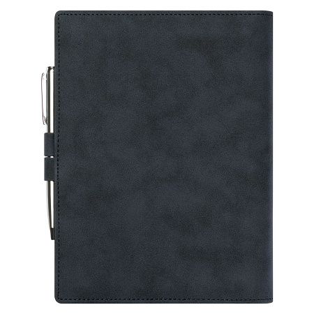Ежедневник-портфолио Клип (Clip NEO) недатированный в подарочной коробке, черный (в комплекте ручка Tesoro серебро)
