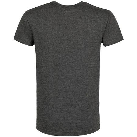 Футболка унисекс Firm Wear, черный меланж, размер S