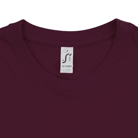 Футболка унисекс Regent 150, бордовая, размер XXL